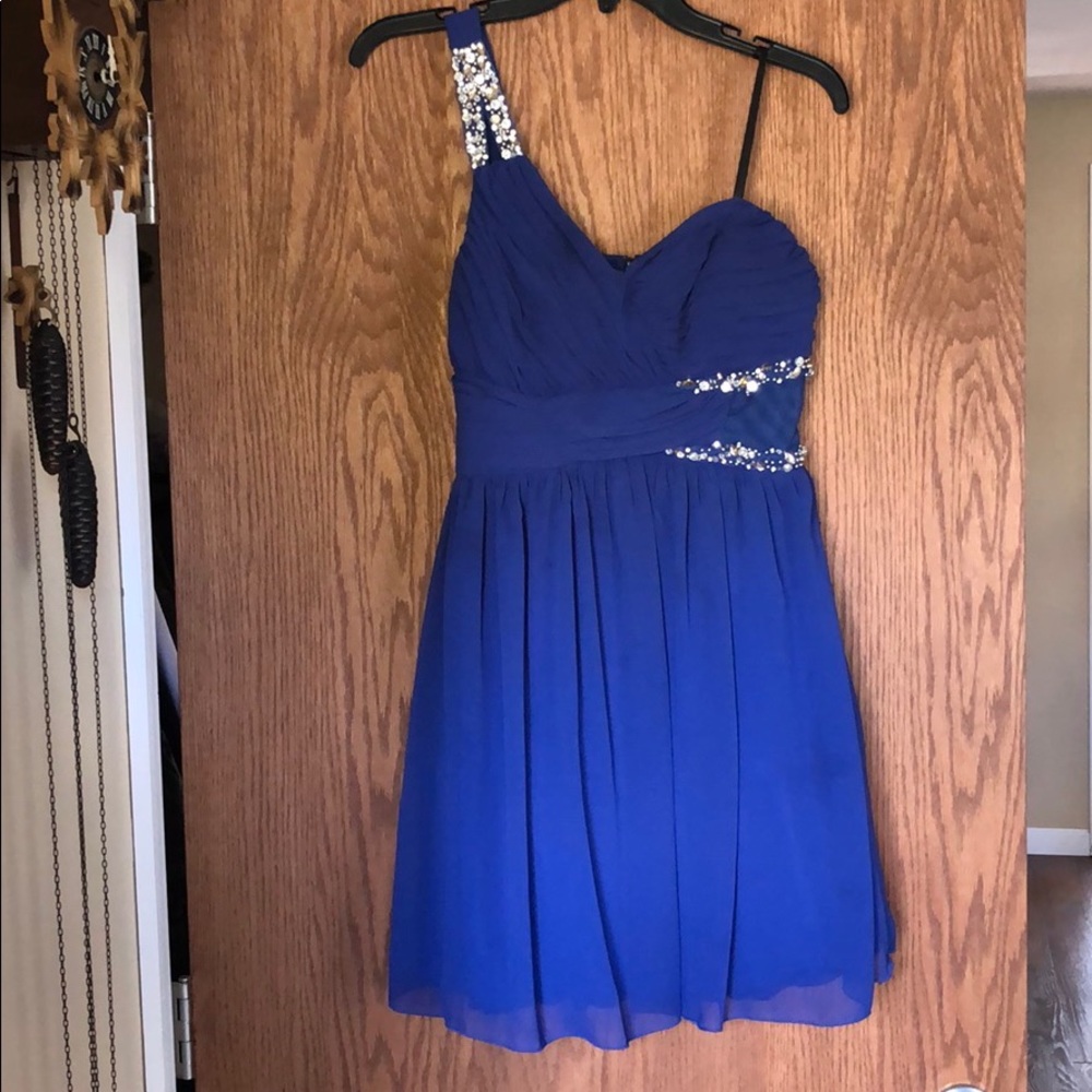 Royal blue dress